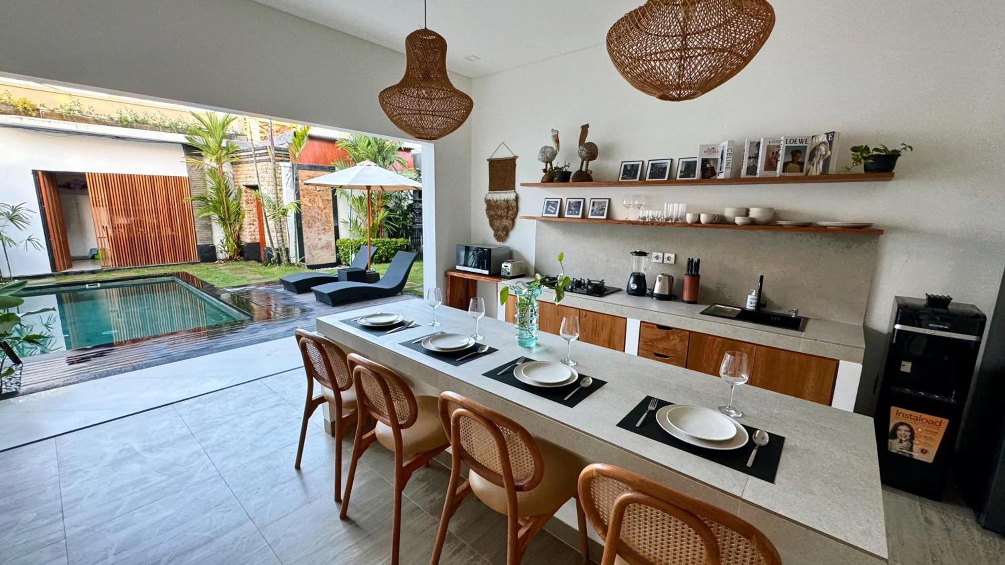 Villa Niu Center Canggu - Fattylion Eksteriør bilde