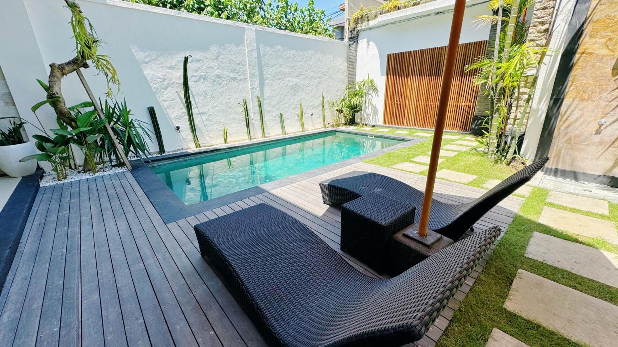 Villa Niu Center Canggu - Fattylion Eksteriør bilde