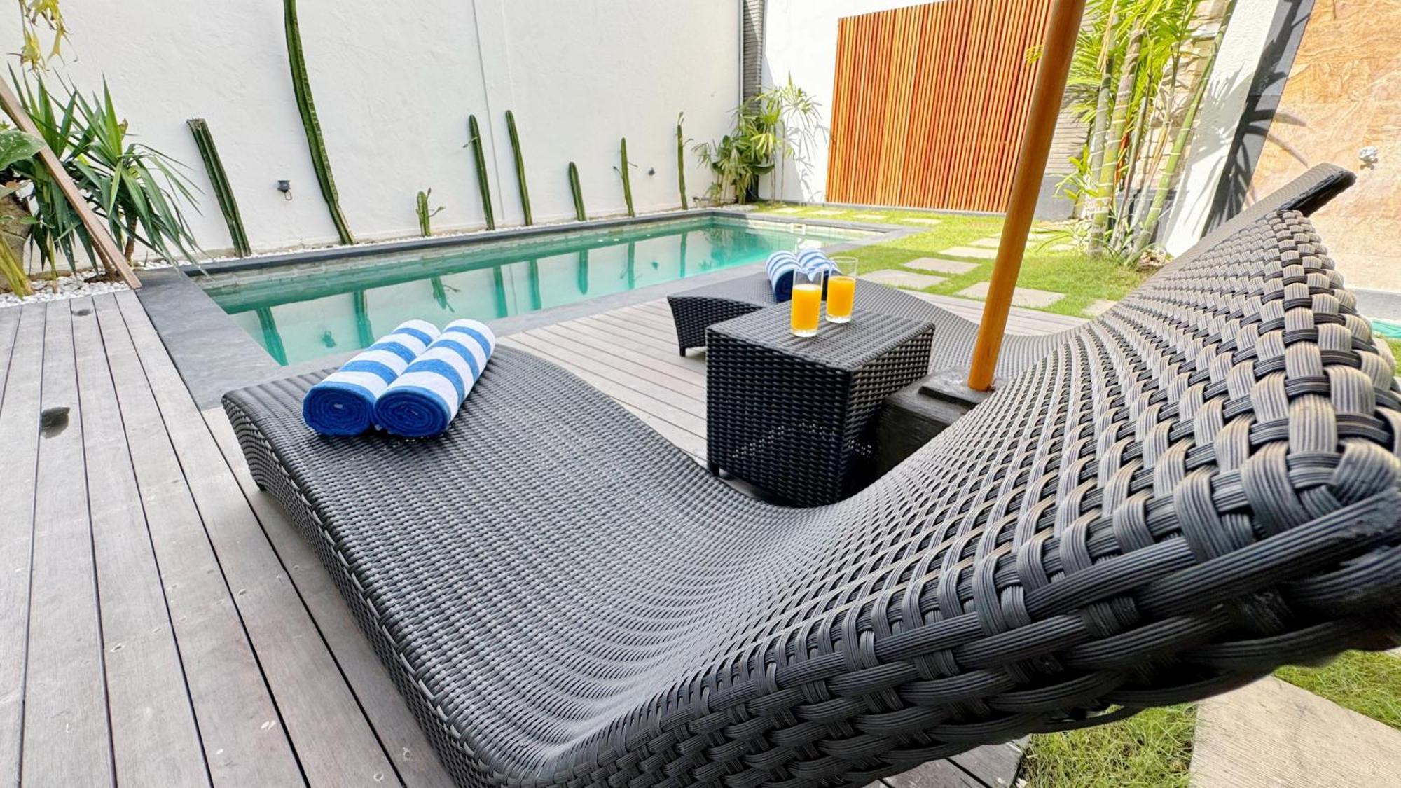 Villa Niu Center Canggu - Fattylion Eksteriør bilde