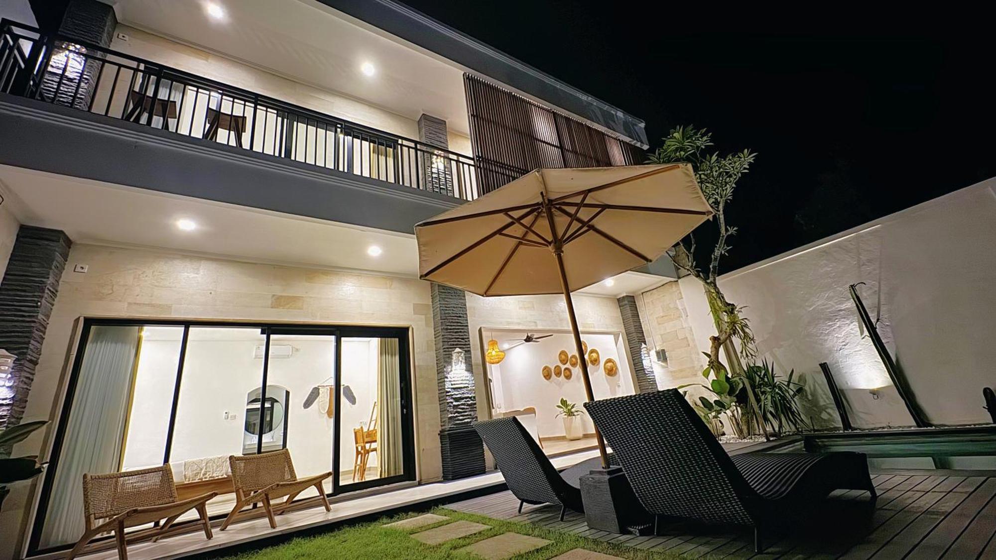 Villa Niu Center Canggu - Fattylion Eksteriør bilde
