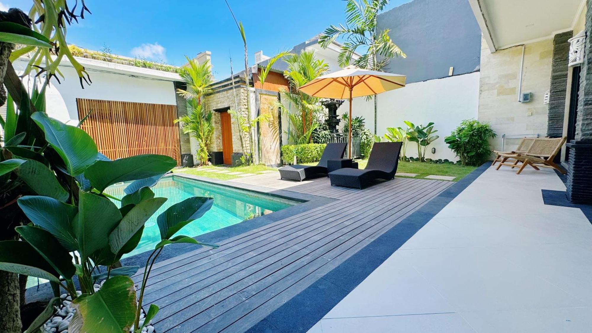 Villa Niu Center Canggu - Fattylion Eksteriør bilde