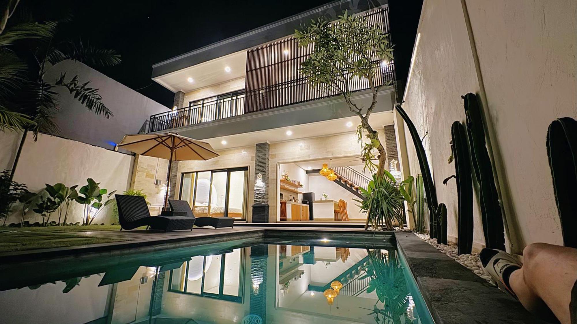 Villa Niu Center Canggu - Fattylion Eksteriør bilde